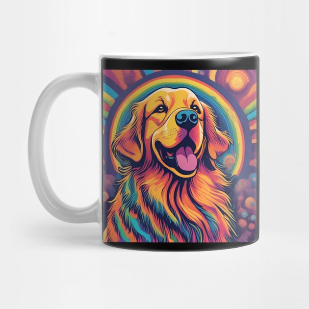 Psychedelic Retriever by tocksickart